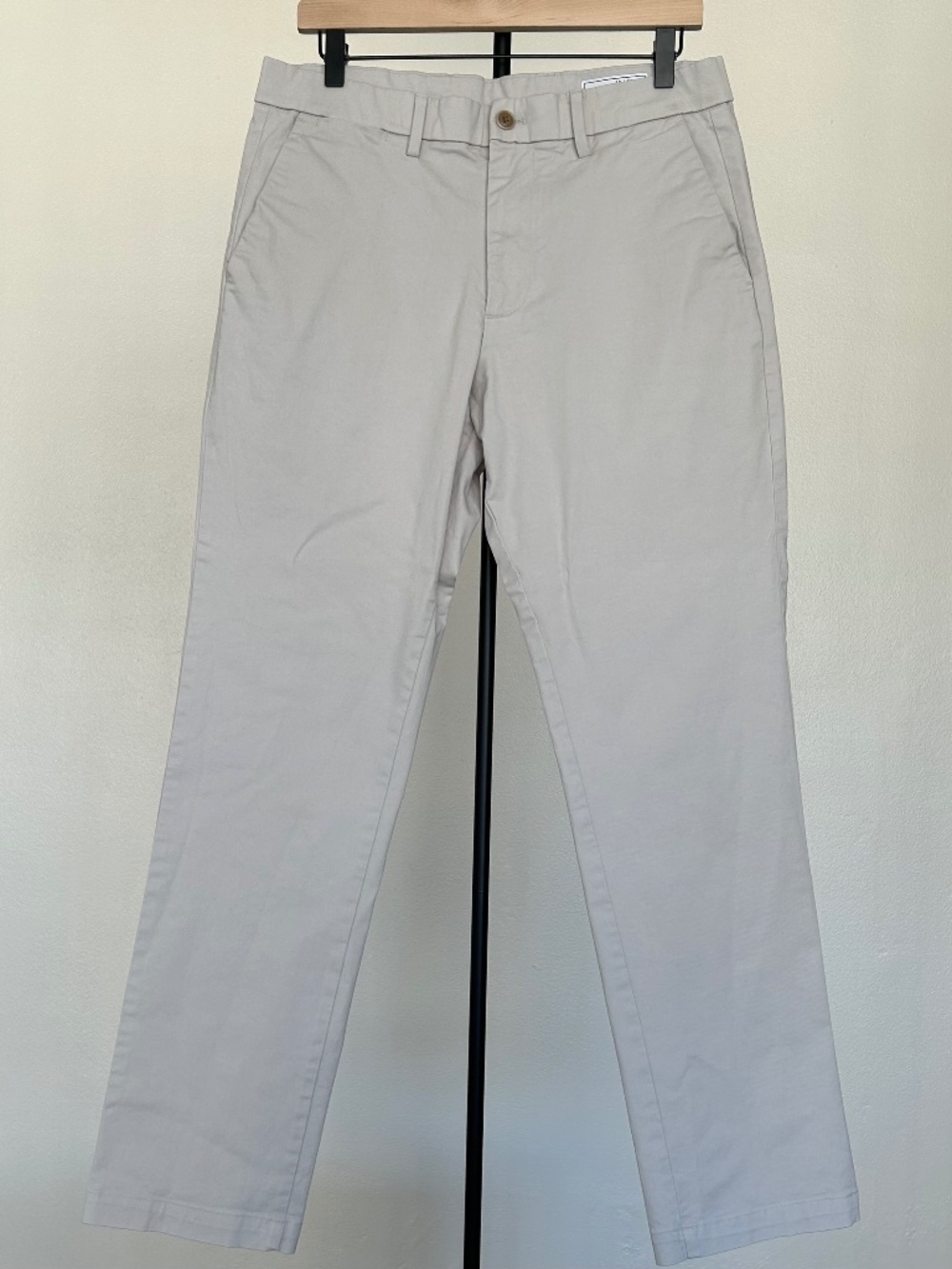 GAP Straight Fit Khaki Pants Men's 32x32 Beige Casual Chino Clean Classic